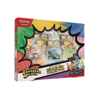 Pokémon Deluxe-Pin-Kollektion Mega-Entwicklung – Erhabene Helden: Erste Partner (3 holografische Promokarten, 1 Deluxe-Pin und 5 Boosterpacks)