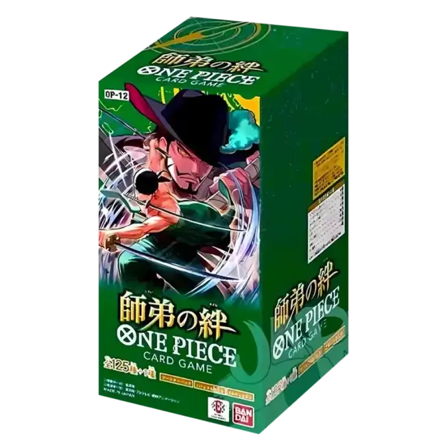 ONE PIECE CARD GAME - BOND BETWEEN MASTER AND DISCIPLE - DISPLAY [OP12 JP]