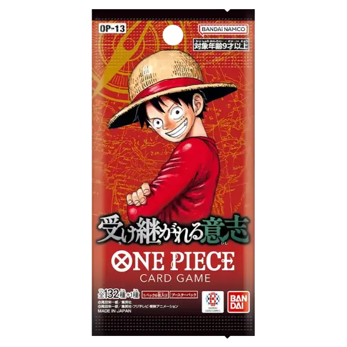 ONE PIECE CARD GAME - CARRYING ON HIS WILL - DISPLAY [OP13 JP]
